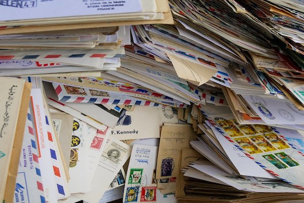 pile of paper mail