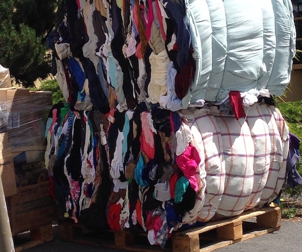 bundles of unwanted clothing - Out of Chaos Professional Organizing Company