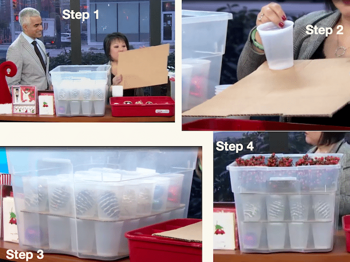 homemade solution for packing and storing holiday decorations