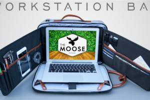 moose designs portable office backpack