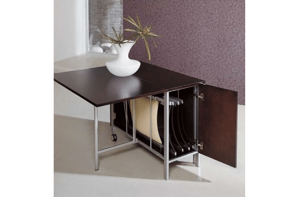 Trojan console table with chair storage from Expand Furniture Vancouver